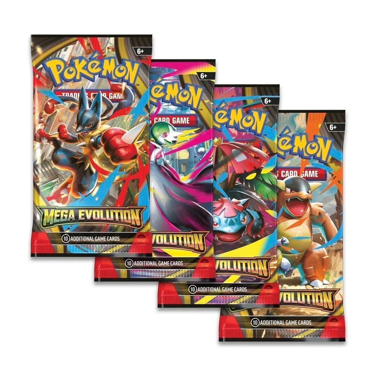 Pokémon Mega Evolutions Booster Pack, English Version, 1 Count