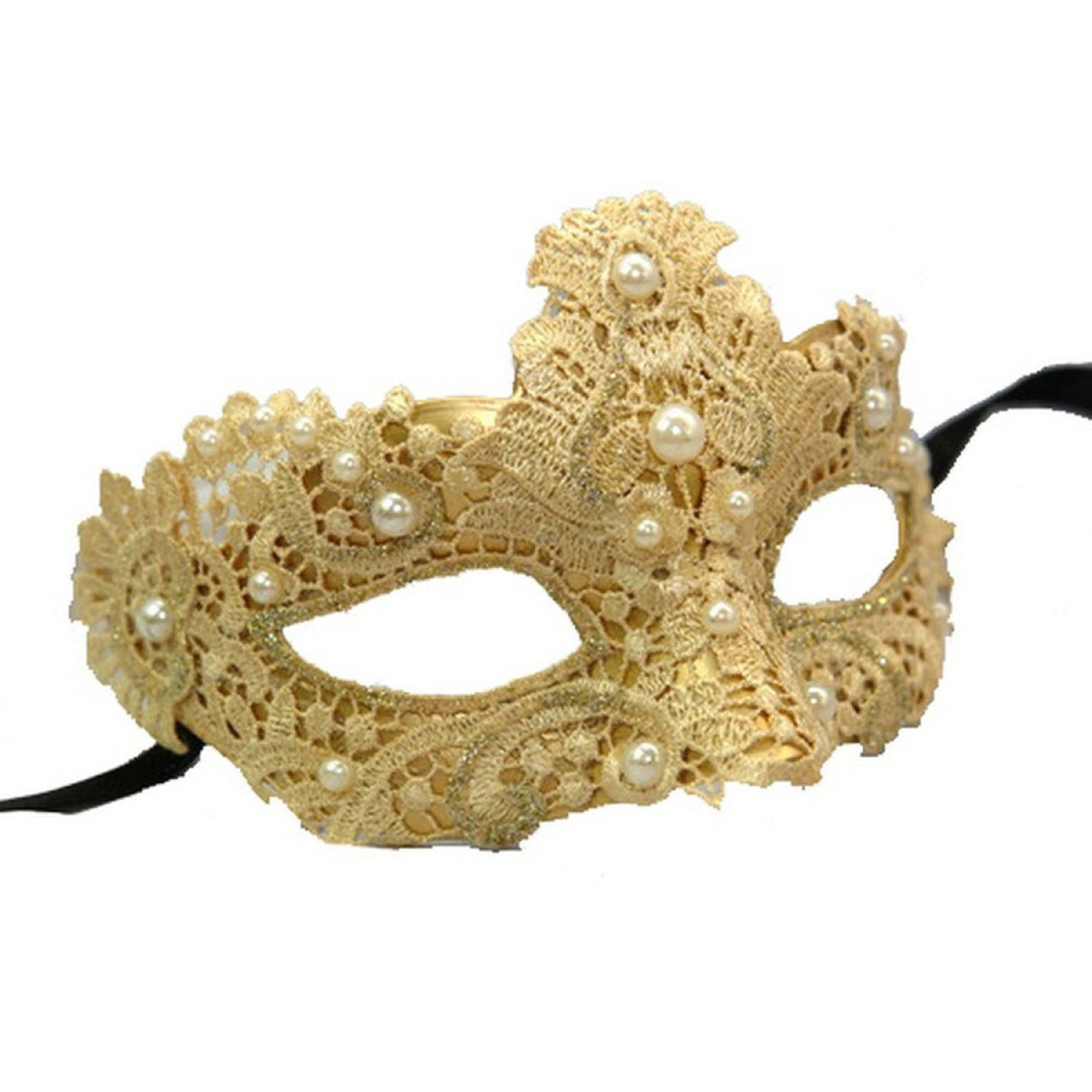 Venetian Lace Mask - Gold