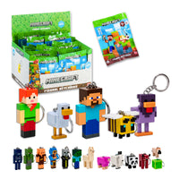 Porte-clés Minecraft en sachet mystère, 1 unité