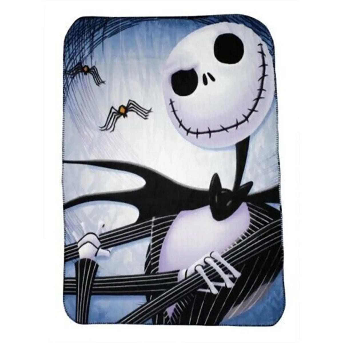 Jack Skellington Throw Blanket, Nightmare Before Christmas, 45 x 60 Inches, 1 Count