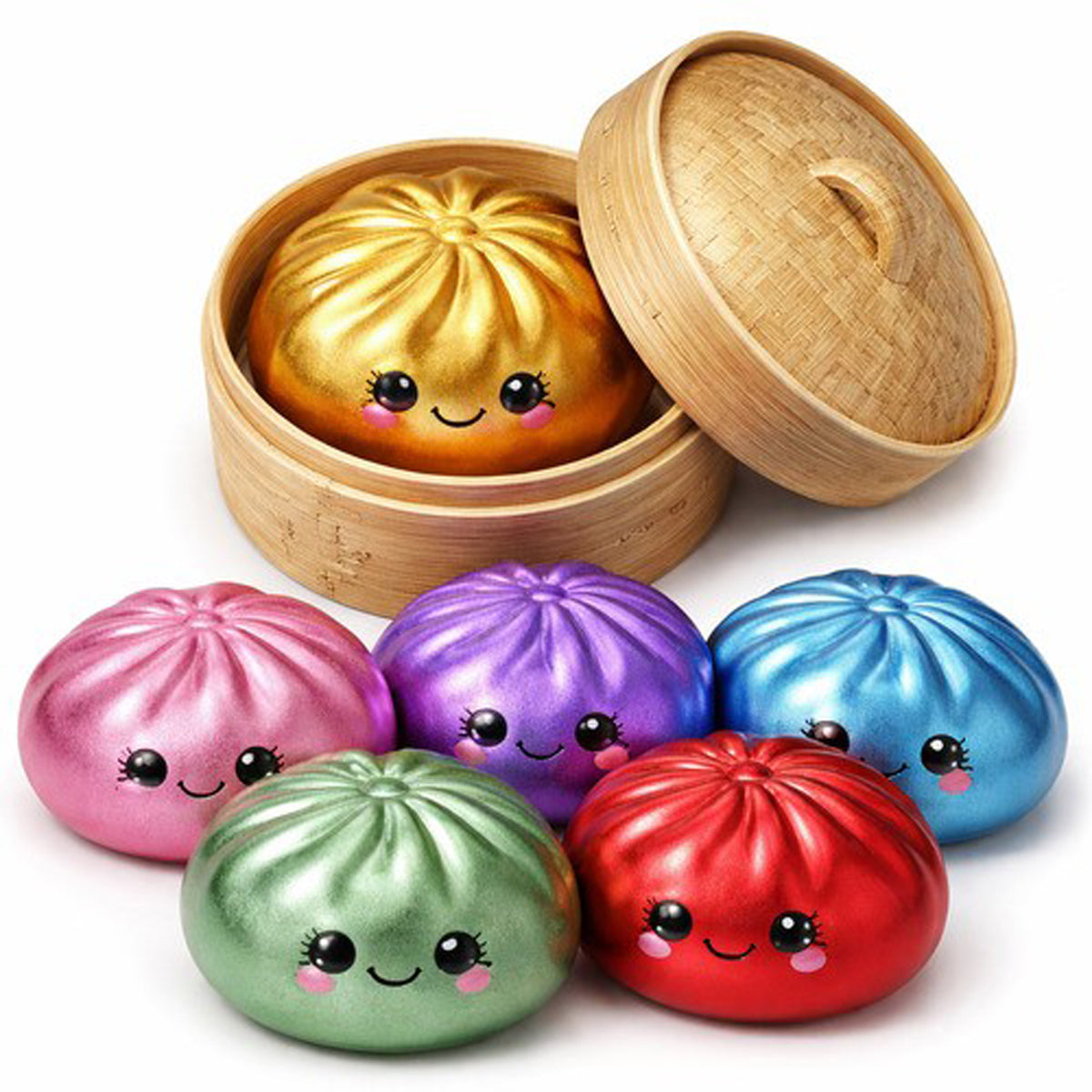 Mystery Pearlized Dumpling Squishy Toy, Assortment, 1 Count