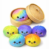Tye Die Mystery Squishy Dumpling, 1 Count