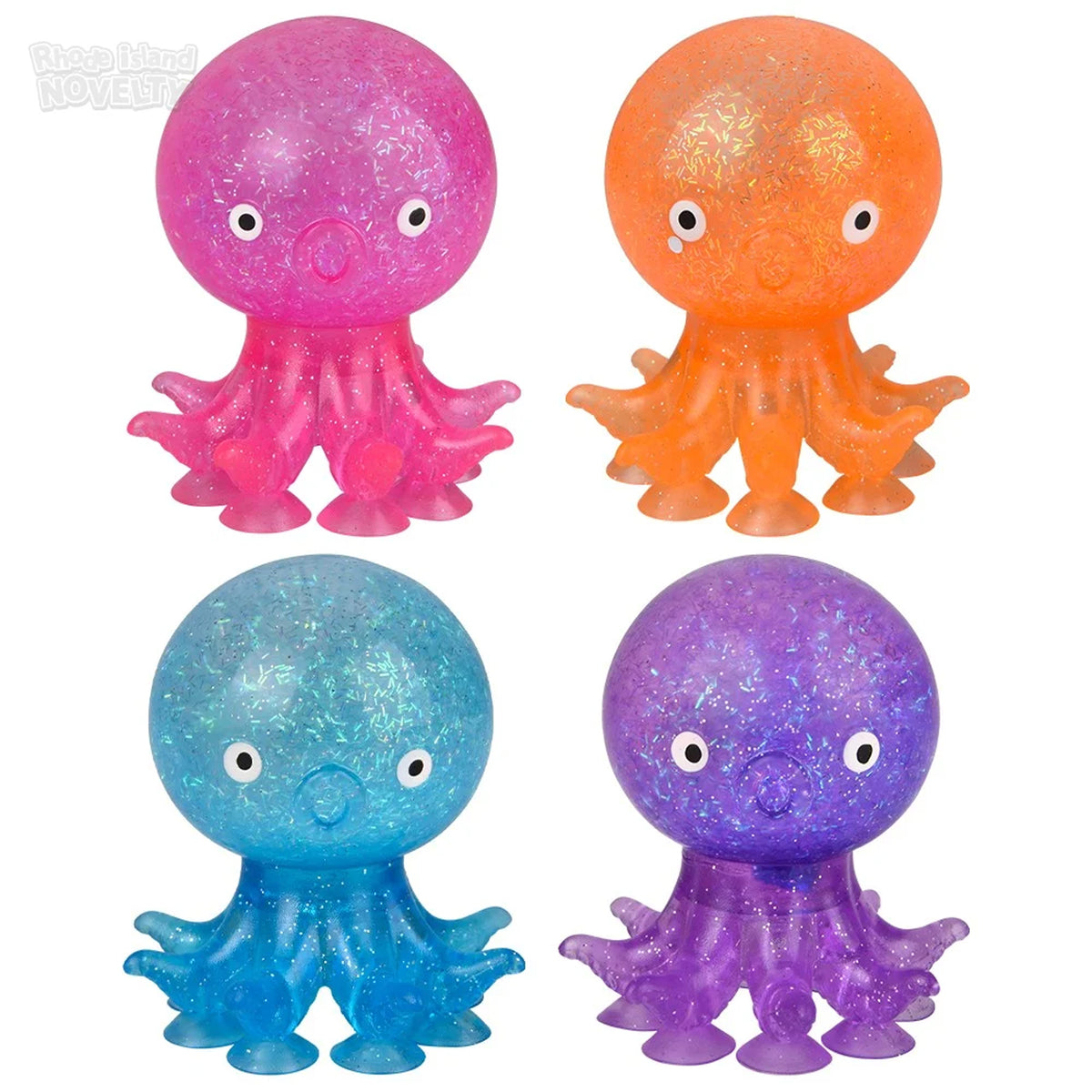 Pieuvre à ventouses remplie d’eau, 3,5 pouces, Assortiment, 1 unité