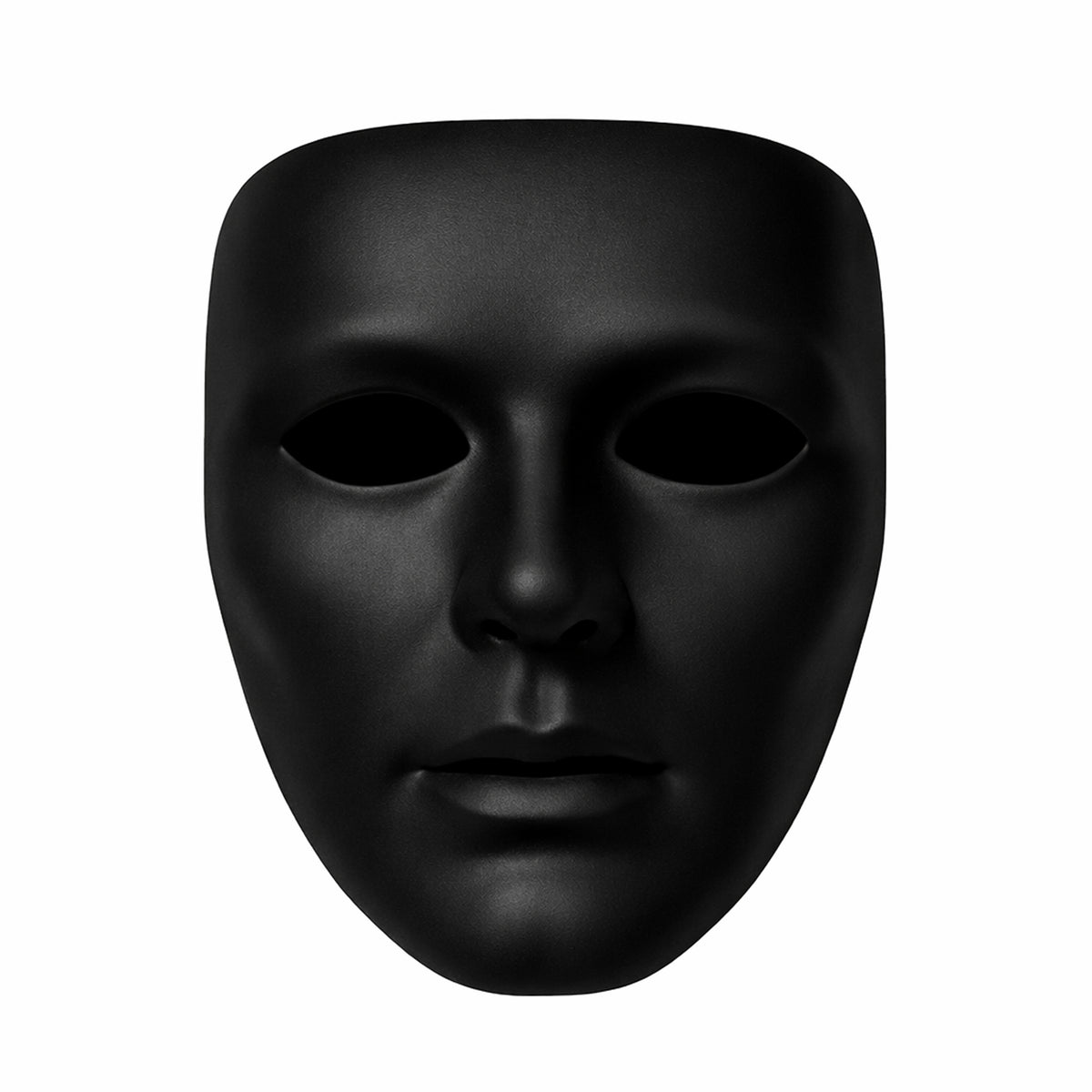 Masque facial complet noir pour adultes
