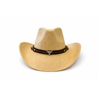 Beige Deluxe Cowboy Hat for Adults