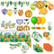 Safari Animal Ultimate 1st Birthday Party Supplies Kit, 8 Guests