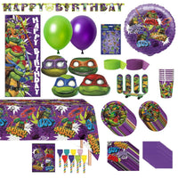 Ninja Turtles Ultimate Birthday Party Supplies Kit, 8 Guests