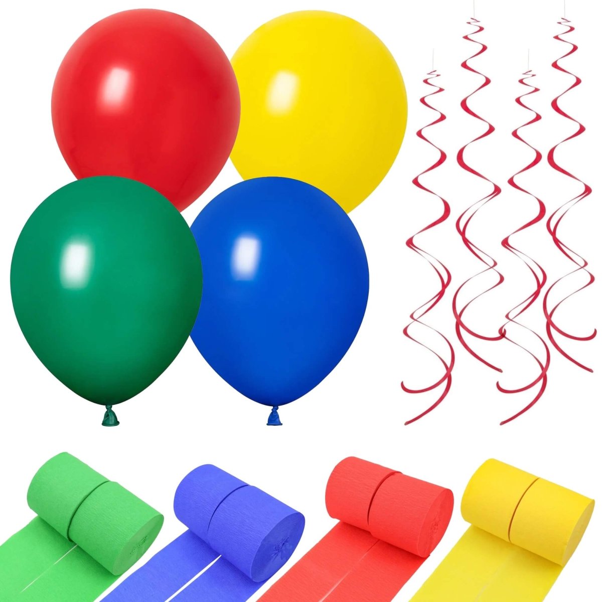 Super Mario Colours Basic Decoration Party Supplies Kit