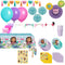 Gabby's Dollhouse Standard Birthday Party Supplies Kit, 8 Guests