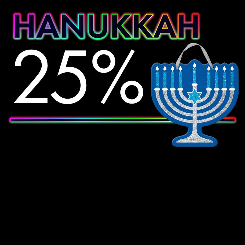 Up to 25% Hanukkah