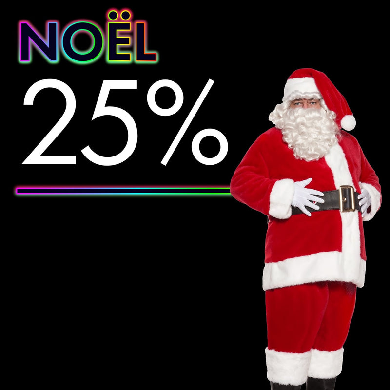 Jusqu’à 25 % de rabais sur Noël