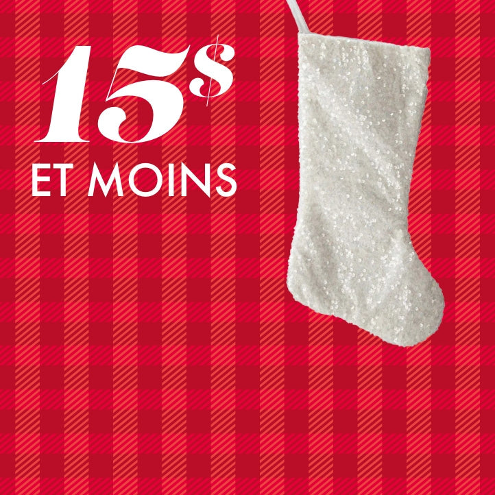 15 et moins