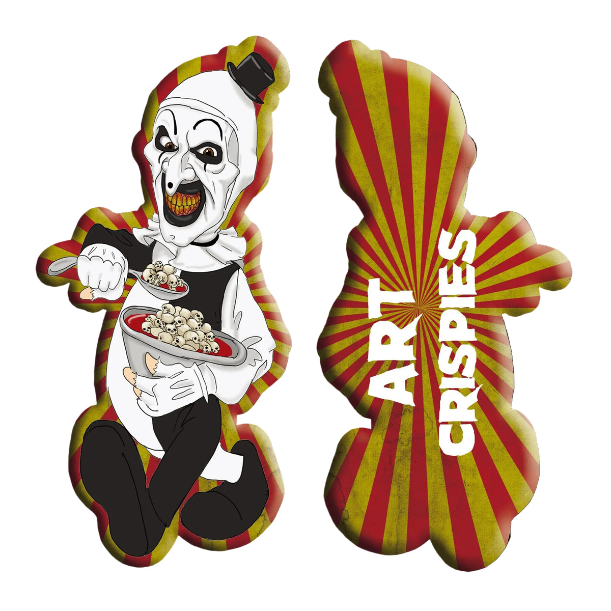 Oreiller décoratif en forme de Terrifier, 1 unité