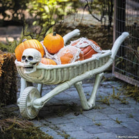 Skeleton Wheelbarrow, Halloween Decoration, 48 Inches, 1 Count