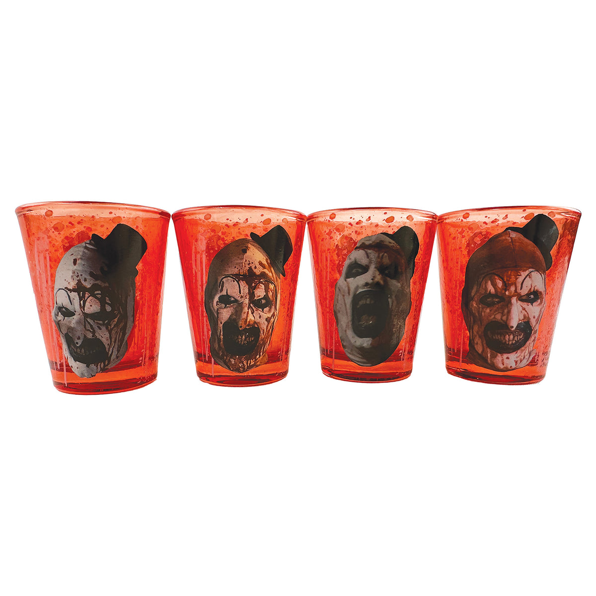 Verres à shooter Terrifier, 4 unités