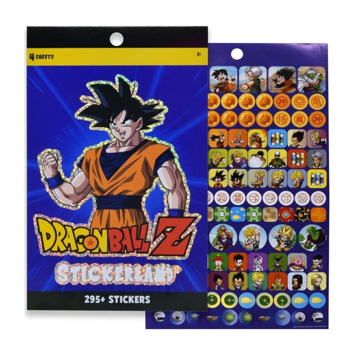 Dragon Ball Z Sticker Sheets, 4 Count