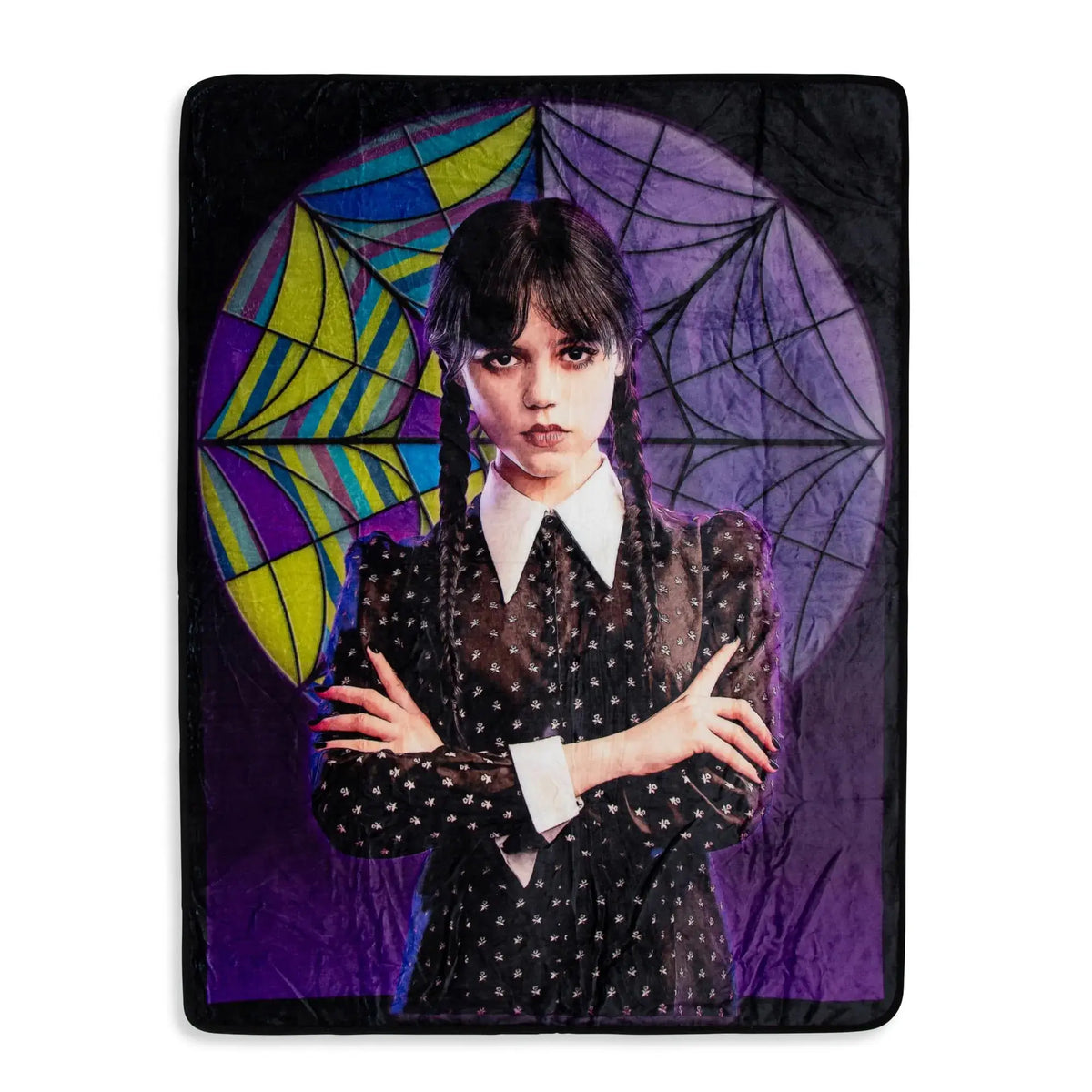 Wednesday Throw Blanket, Addams Family, 45 x 60 Inches, 1 Count