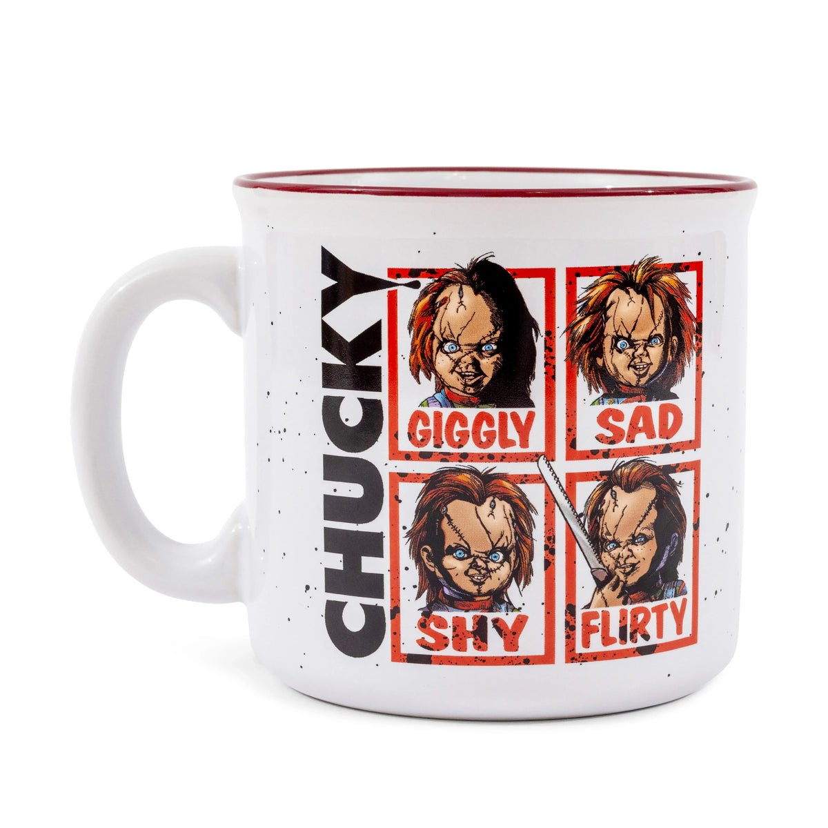 Chucky Many Faces Mug, 20 Oz, Child's Play