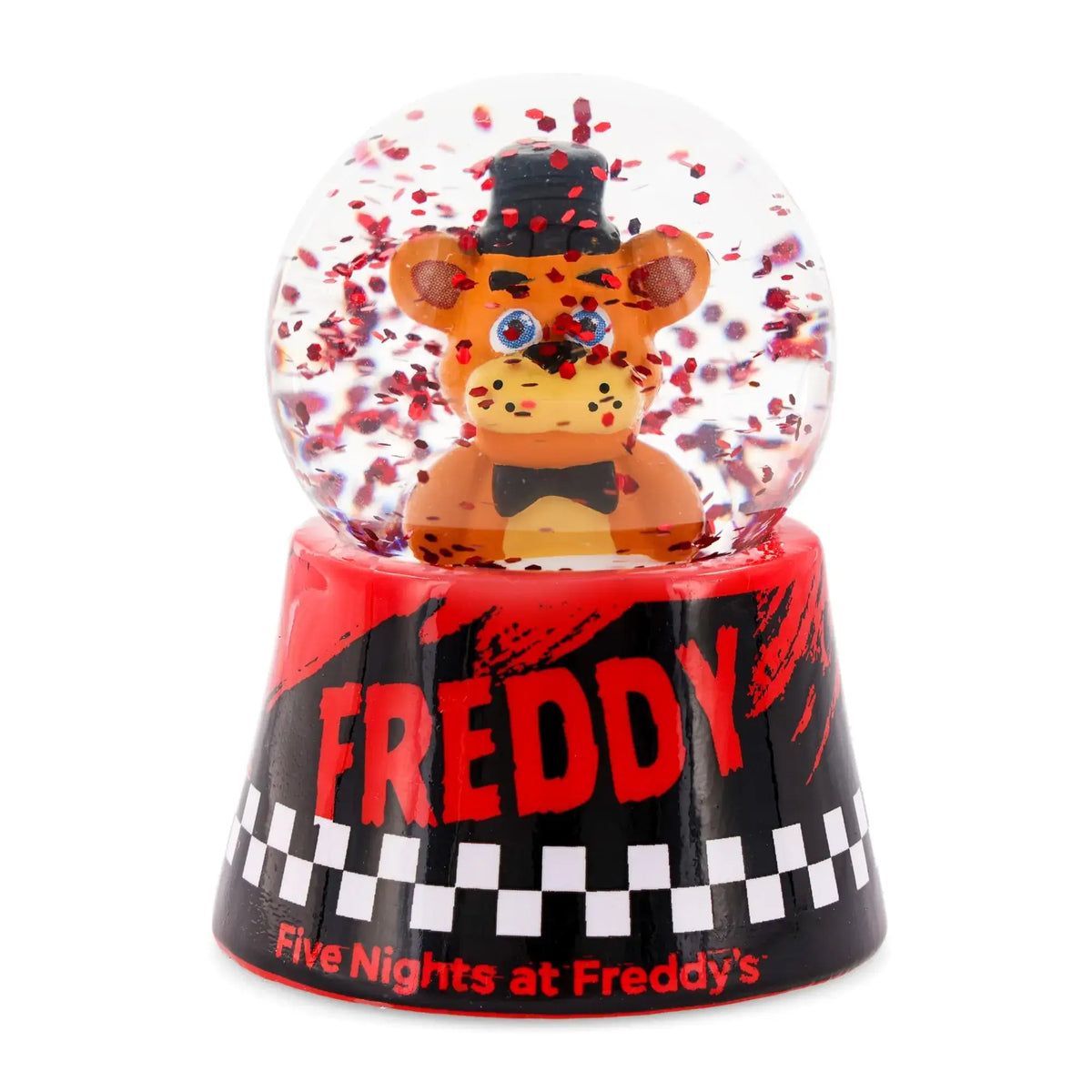 Freddy Fazbear Mini Light Up Snow Globe, 3 Inches, Five Nights at Freddy's