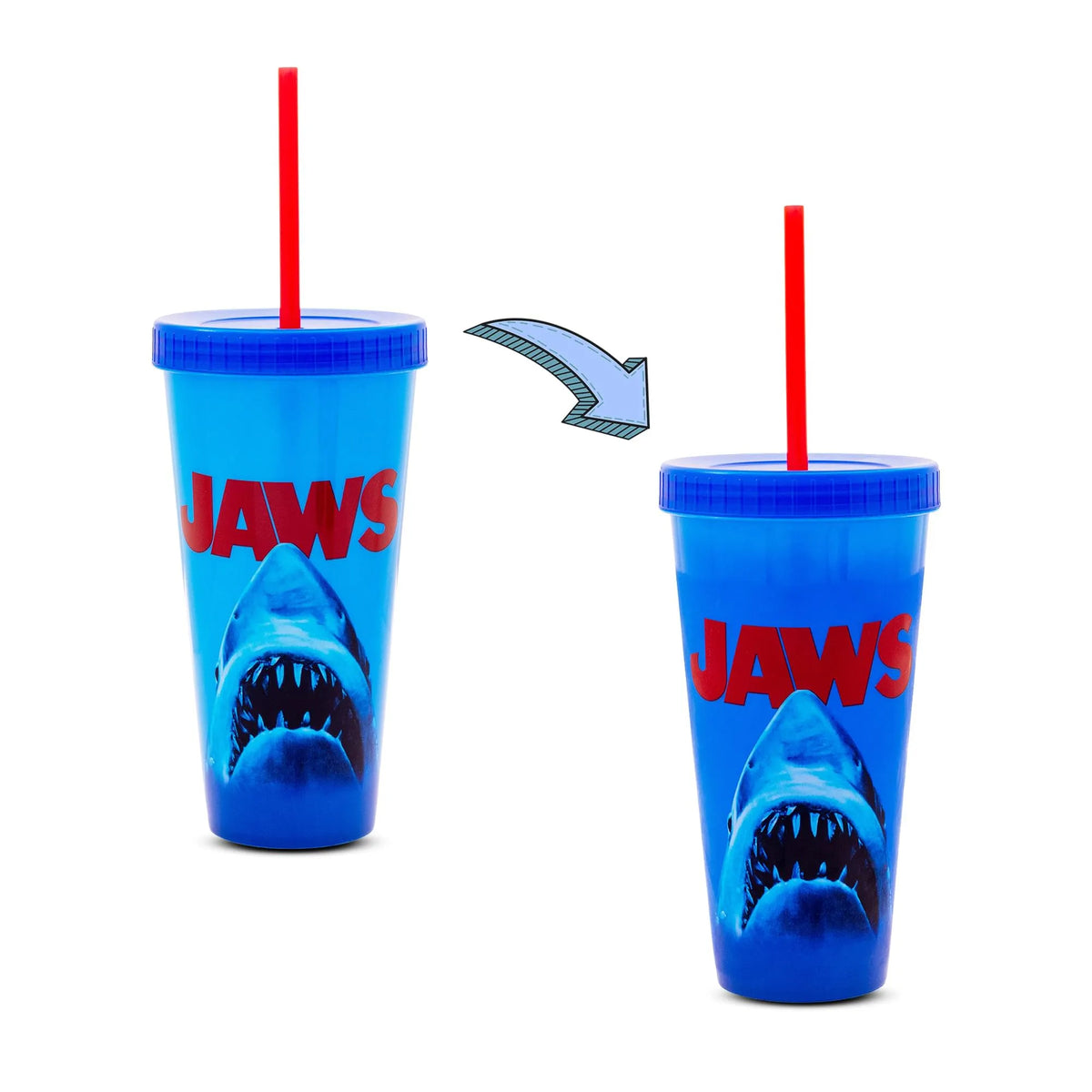 Jaws Plastic Tumbler, 24 Oz, 1 Count