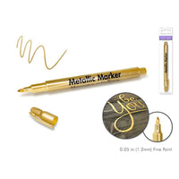 Metallic Gold Marker Fine Tip, 1 Count