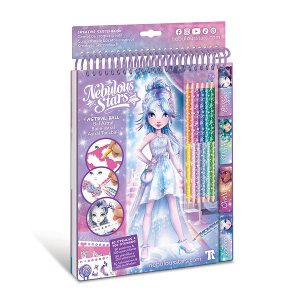 Nebulous Stars - Fashion Sketchbook Astral Ball