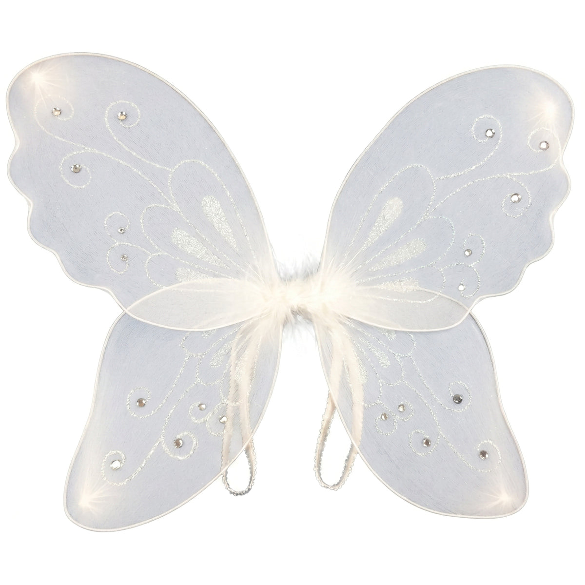 Aile de papillon blanche pour adultes