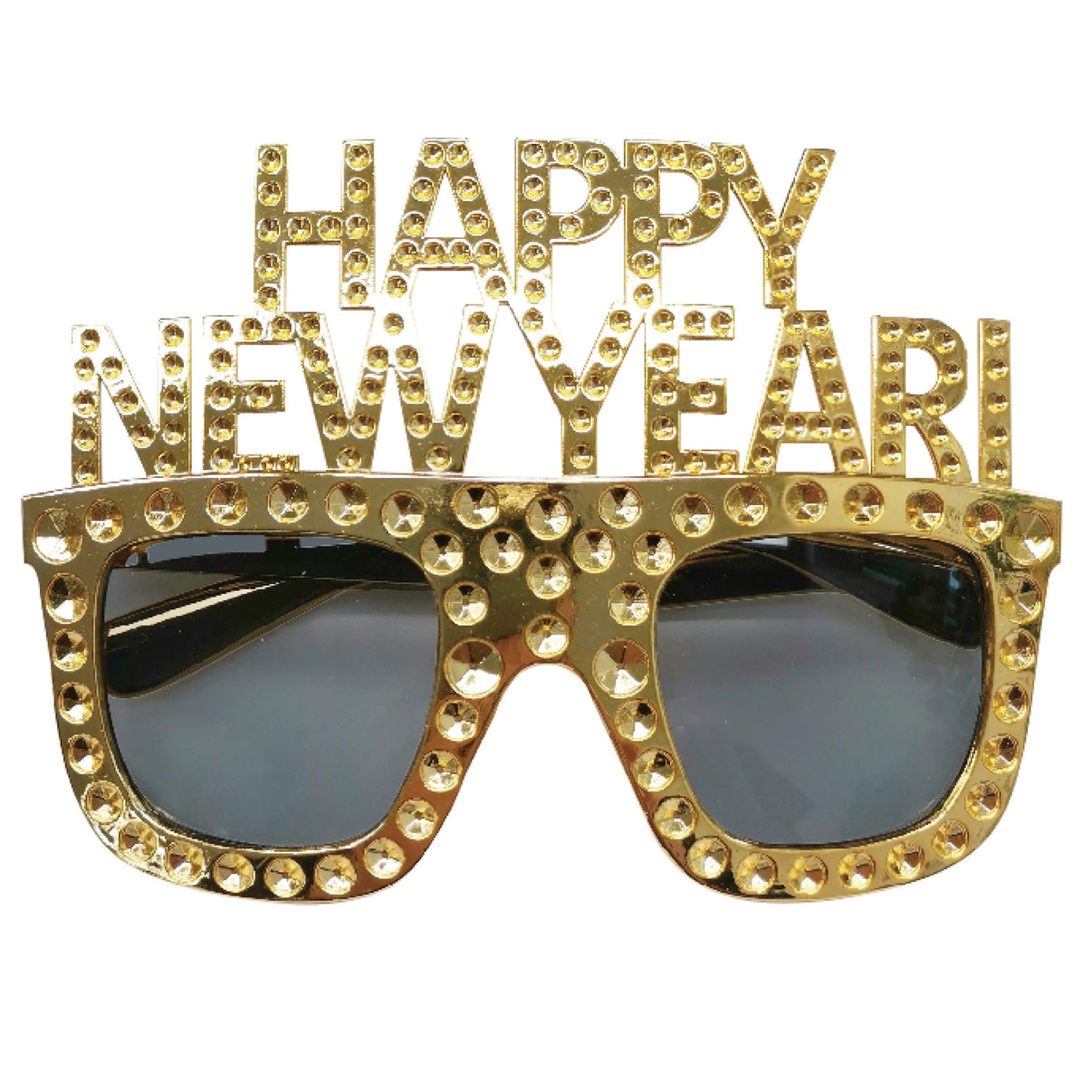 NYE Plastic Jewelled Glasses