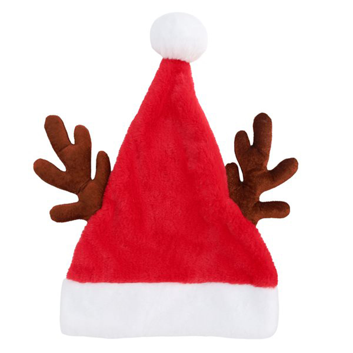 Santa Hat W/ Reindeer Antler