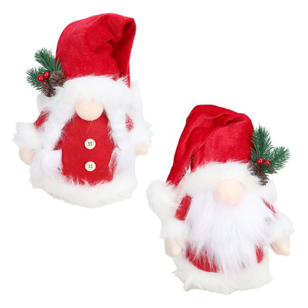 Sitting Santa Gnome 48 CM In. Asst.