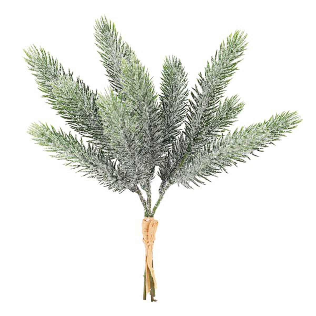 Glittering Frosted Pine Spray 25 CM