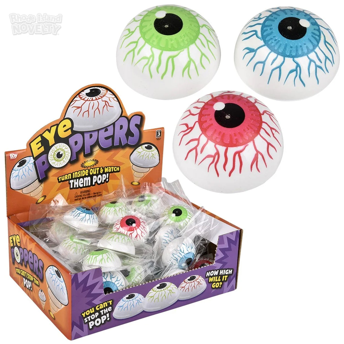 Jouet œil sauteur, petit cadeau d’Halloween, Assortiment, 1 unité