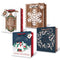 A-LINE Christmas Small Christmas Gift Bag, French Version, Assortment, 1 Count 882636988729