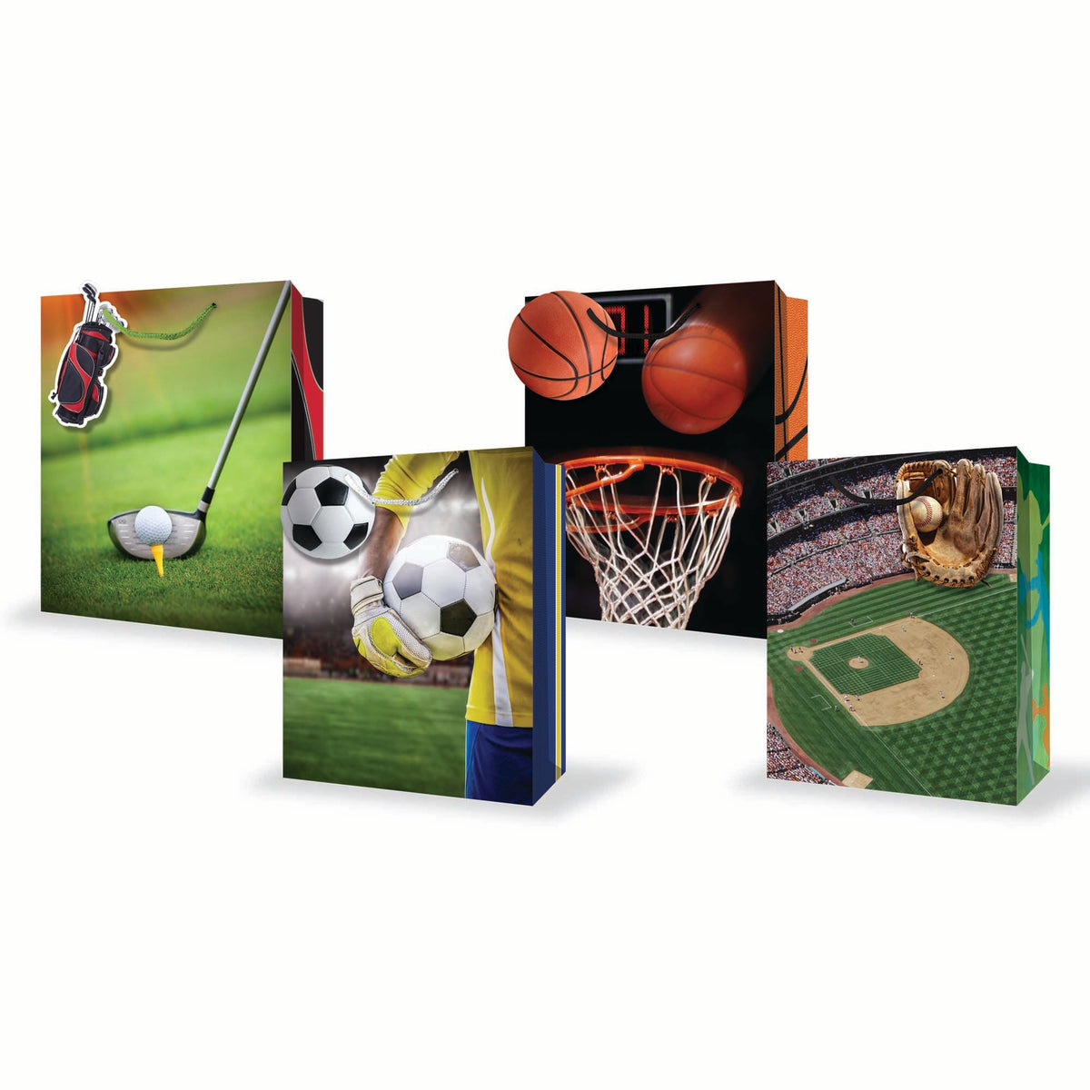 A-LINE Gift Wrap & Bags Large Sporty Gift Bag, Assortment, 1 Count 882636585645