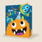 A-LINE Gift Wrap & Bags Monster Medium "Time to Party" Gift Bag, 1 Count