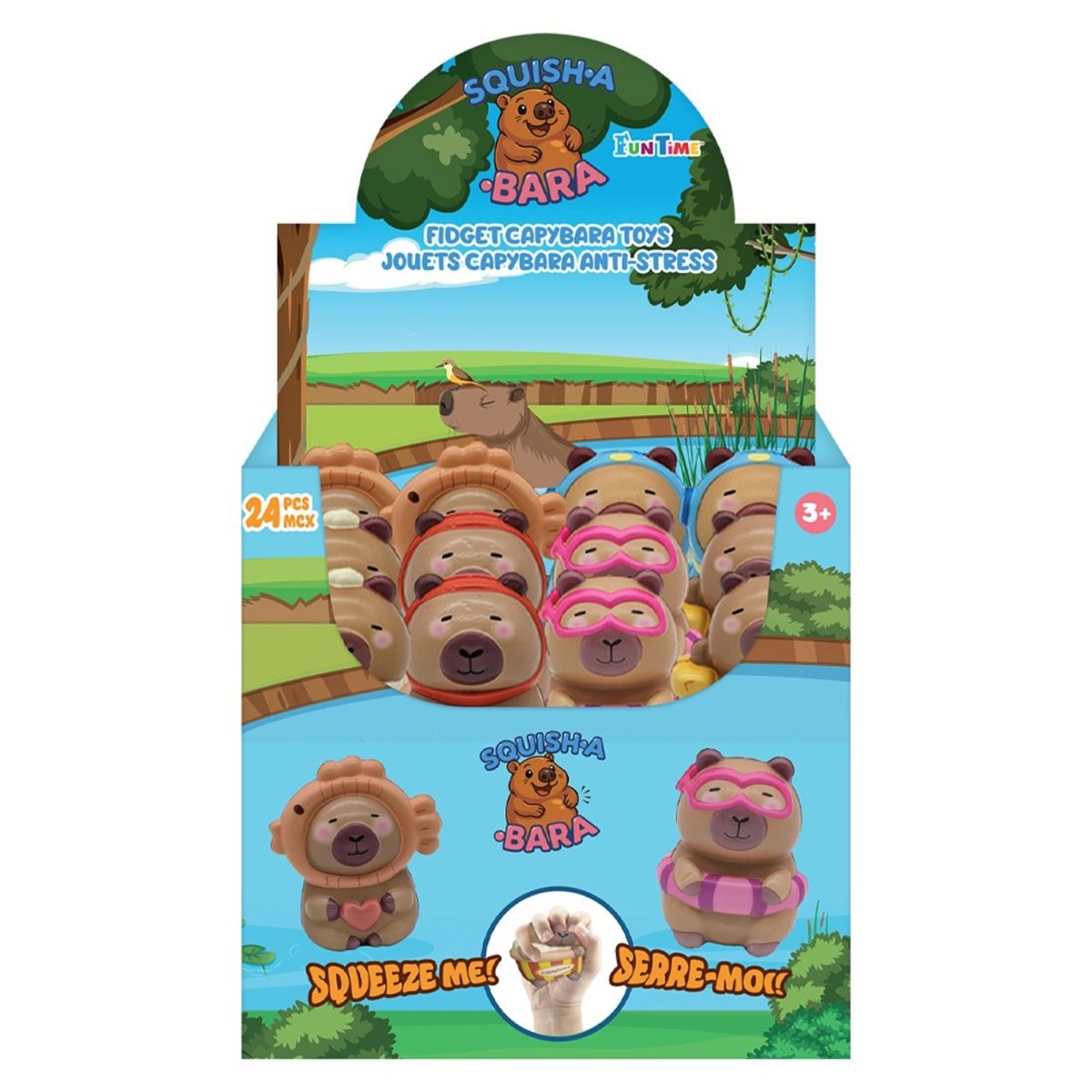 A1 DISTRIBUTION Impulse Buying Squishy Capybara Fidget Toy, Assortment, 1 Count 847589070846