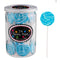 ALBERT & SON INC. Candy Bar Caribbean Blue Twirly Pops Lollipops, 24 Count 072084000719