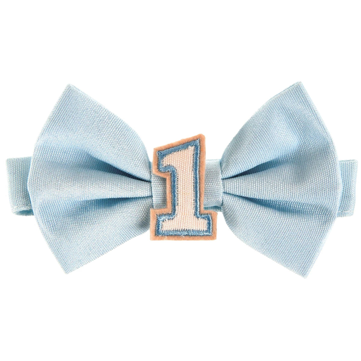 AMSCAN CA 1st Birthday Little Mister Fabric Bow Tie, 1 Count 192937433225