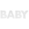 AMSCAN CA Baby Shower Baby White Grazing Board, 1 Count
