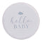 AMSCAN CA Baby Shower Hello Baby Large Eco Round Lunch Paper Plates, 9 Inches, 8 Count