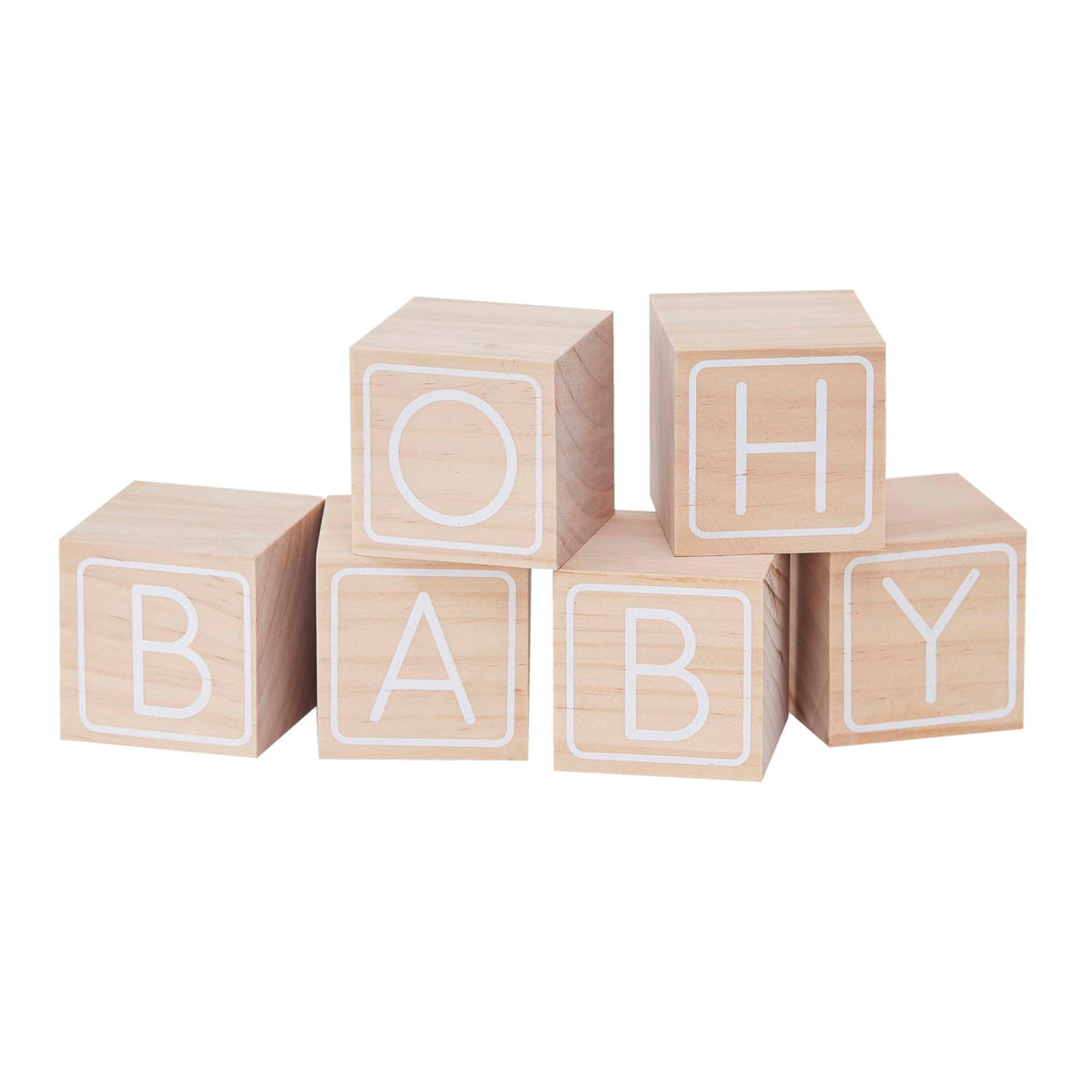 AMSCAN CA Baby Shower Oh Baby Guest Book Blocks, 1 Count