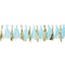 AMSCAN CA Baby Shower Tassel Garland, Blue & Gold, 1 Count 5056567029782