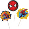 AMSCAN CA Cake Supplies Marvel Spider-Man Birthday Cupcake Picks, 24 Count