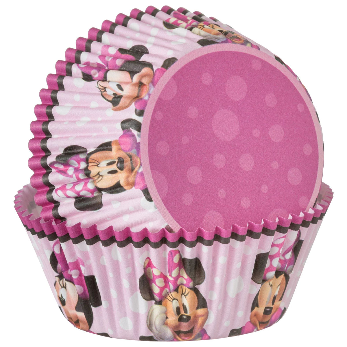 AMSCAN CA Cake Supplies Minnie Mouse Forever Birthday Baking Cups, 48 Count 192937424414