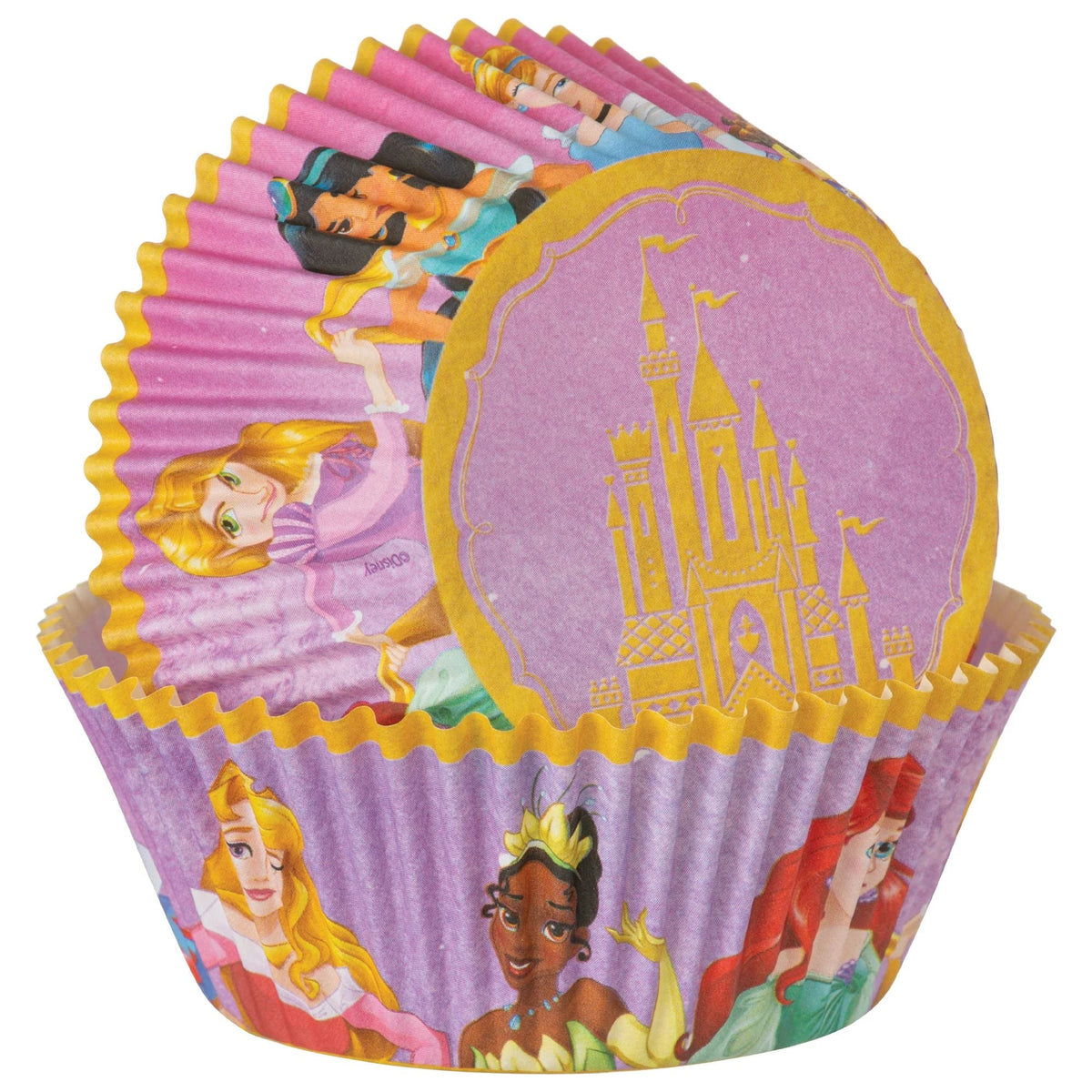 AMSCAN CA Cake Supplies Once Upon A Time Birthday Baking Cups, 48 Count 192937424421
