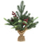 AMSCAN CA Christmas Christmas Faux Pine Tabletop Decoration, 14 Inches, 1 Count