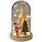 AMSCAN CA Christmas Christmas Wood Light-up Globe Centerpiece, 1 Count