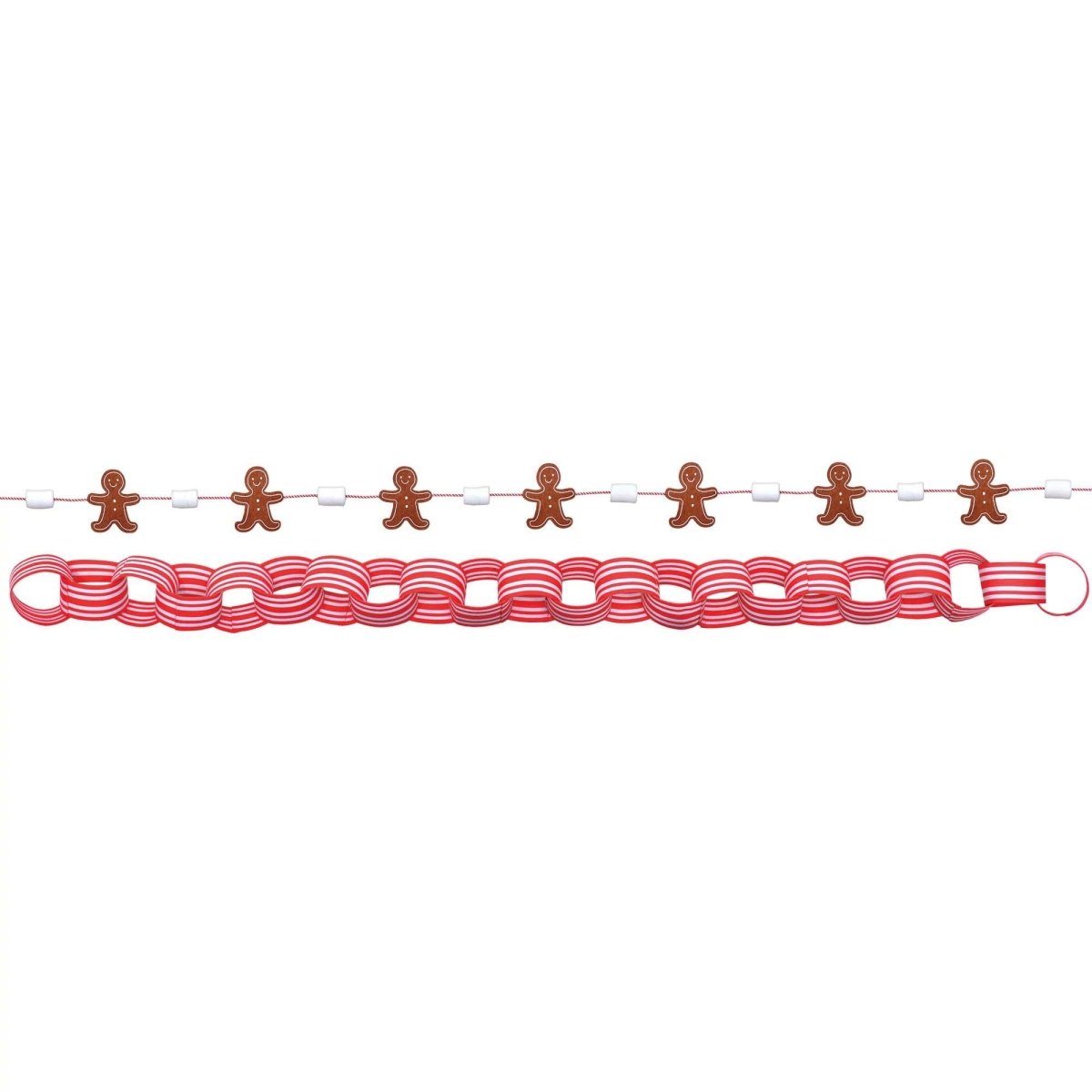 AMSCAN CA Christmas Cocoa Bar Christmas Garlands, 2 Count 192937472774