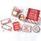 AMSCAN CA Christmas Cocoa Bar Party Accessory Kit, 46 Count 192937472903