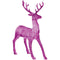 AMSCAN CA Christmas Electroplated Pink Reindeer, 12 Inches, 1 Count 192937475676